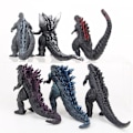 Pikkukuva 2 / 5: 6 kpl Godzilla Hirviö/Teräsmies/Dinosaurus/Godzilla Hirviöplaneetta Nukkelahja Lelut