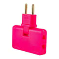 [LCS]1 stk. 180 graders roterende stik EU-konverter 1 til 3 multi-stik trådløs stikkontaktadapter rose red