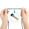 Miniatyrbillede 4 af 4: Headset Lydkabel With Volume Mic Control