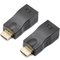 Miniatyrbilde 2 av 3: 2 stk. 4k 1080p HDMI-forlenger til RJ45 over Cat 5e/6 nettverk LAN Ethernet-adapter