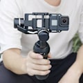 Miniatyrbild 5 av 5: Action Camera Switch Adapter Handhållet Gimbal Fäste Platt Splint Plast för Gopro Hero 9 8 Svart