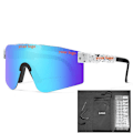 Miniatyrbilde 6 av 7: Twooo 1147 Vipers Solbriller Designer Oversized Sykkelbriller Menn Utendørs Sports Solbriller C16