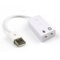 Miniatyrbillede 2 af 2: Ny Praktisk Pc Desktop Usb 2.0 3d Virtuel 7.1 Kanal Lydkort Adapter