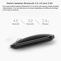 Pikkukuva 3 / 5: Langaton hiiri Bluetooth 3 laitetta (musta)