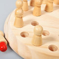 Miniatyrbillede 4 af 4: Memory Skak Børn Pædagogisk Memory Spil Legetøjssæt Farve Memory Brætspil Farvet Skak Træ