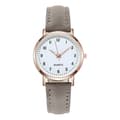 Damklockor Kvarts Analog Armbandsur Casual Läder Grey