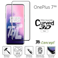 Miniatyrbillede 1 af 4: Buet 3D Hærdet Glas - Oneplus 7 Pro - Sort