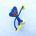 Miniatyrbillede 2 af 5: Poppys Playtime Huggy Wuggy Nøglering Silikone Vedhæng Kawaii Fidget Legetøj Blue