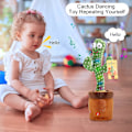 Miniatyrbild 3 av 5: Dansande Kaktus Leksak Uppladdningsbar Elektronisk Skak Dansande Plysch T