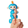 Miniatyrbillede 1 af 2: Børnelegetøj, Interaktiv Fingerabe Babykæledyr (Blå)