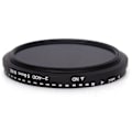 Miniatyrbillede 5 af 5: Fader Variabelt ND Filter Justerbart ND2 til ND400 Neutral Density Kompatibelt med Kameraobjektiv 72mm