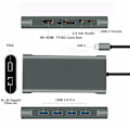 Miniatyrbild 2 av 5: Type-C USB Hub Adapter