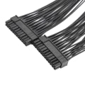 Miniatyrbillede 3 af 4: Opgradering 24pin 20+4pin Dobbelt Psu Atx Strømforsynings Adapter Kabel Konnektor Til Mining 32cm Startlinje Computer Komponenter