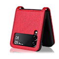 Miniatyrbillede 3 af 4: PU Læder Etui til Samsung Galaxy Z Flip 3 5g Red