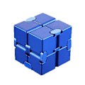 Miniatyrbilde 1 av 3: Stress Relief Infinity Cube Bærbar Dekompresjonsleke blue