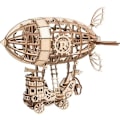 Miniatyrbild 1 av 3: Robotime Pussel 3D Luftfartyg 18 cm naturträ 176 bitar