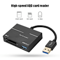 Miniatyrbillede 4 af 4: Højhastigheds ​​XQD USB TF-kortlæser USB3.0 Konverter Adapter