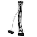 Miniatyrbillede 3 af 4: Dual Psu Power Extender Kabel 24pin Atx Pc Mining Adapter Connector Husholdningscomputer Sæt Kompatibel med Bitcoin Miner Mining