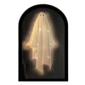 Halloween Hologram Spökspegel med LED-lampor, Hologramdekor för inomhusbruk, sovrum, kök, eldstad