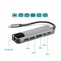 Miniatyrbillede 2 af 5: [LCS]Usb 3.0 Type-c Til 4k Hdmi Pd Ethernet Rj45 Hub Adapter