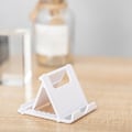 Miniatyrbillede 3 af 4: Justerbart Tablet Stativ Foldbart Lazy Video Beslag Mobiltelefon Tablet Bord Foldbart Stativ Til Pads Telefoner Hvid