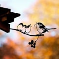 Pikkukuva 3 / 5: Courtyard Art Puu Lintu Eläin Taide Puutarha Metalli Puu Ruostumaton Teräs Taide Metalli Lintu