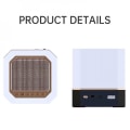 Miniatyrbild 2 av 3: Bluetooth Högtalare Trådlös Fjärrkontroll LED Nattlampa Smart App Kontroll Digital Azan Klocka Med Koranen