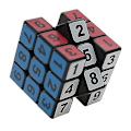Miniatyrbillede 2 af 5: Tal Puslespil Rubiks Terning, pædagogisk legetøj/voksen legetøj Black