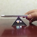 Miniatyrbild 4 av 4: 3D Holografisk Hållbar Portabel Projektor Med Pyramid Display Stöd Universal Mini Projektor För