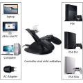 Miniatyrbillede 3 af 4: Dobbelt USB PS4 Trådløs Gamepad Oplader