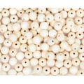 Miniatyrbild 1 av 5: 200 st 18mm Träpärlor Naturliga Obehandlade Runda Lösa Träpärlor Trädistanspärlor För Hantverkstillverkning Dekorationer 200PCS