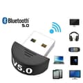 Miniatyrbild 1 av 4: [LCS] USB Bluetooth 5.0 trådlös ljudmusikstereoadapterdongelmottagare kompatibel med TV PC