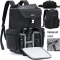 Miniatyrbillede 4 af 4: M8 Vandtæt Kamera Rygsæk til Nikon Canon Sony SLR - Sort