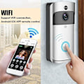 Miniatyrbillede 4 af 5: Wifi Smart Video Dørklokke Intercom Smart Kamera Dørklokke Pir Detektionskamera Nattesyn Hjemmesikkerhed Video Dørklokke Black