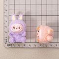 Miniatyrbillede 5 af 11: Labubu Macaron Udvalgt Mini Dukke Blind Box Candy Farve Håndlavet Model Skrivebord Udsøgt Ornament Mystisk Boks Perifere Gaver 1 set 10 pcs