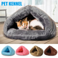Miniatyrbillede 1 af 4: Hvalpe Hunde Katte Killing Fleece Blød Varm Hule Seng Sovepose Måtte Kennel Holdbar Multifunktionel L