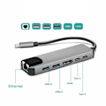 Miniatyrbild 2 av 5: USB 3.0 Typ-C till 4K HDMI PD Ethernet RJ45 Hubb Adapter