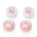 Miniatyrbild 1 av 5: Rosa sakura katt silikon analog tumgrepp skydd för Nintendo Switch/Lite NS Joy-Con handkontrollspakar skydd för Joy Con-överdrag Pinkcat4