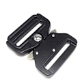 Miniatyrbillede 1 af 5: Hurtig sideudløser metalspænde til 38 mm webbing DIY tasker bagage sy tilbehør