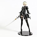 Miniatyrbild 3 av 5: NieR Automata 2B YoRHa Typ B Litet Svärd Version PVC Figur Docka Samlarobjekt Modell|Actionfigurer