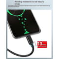 Pikkukuva 3 / 5: [LCS]USB3.2 10Gbps Type C -kaapeli USB A - Type-C 3.2 tiedonsiirto USB C SSD -kiintolevykaapeli PD 60W 3A Qui Black