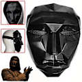 Miniatyrbillede 3 af 4: Tv Squid Game Sort Maske Cosplay Runde Seks Firkant Cirkel Trekant Hjelm Masker
