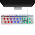 Miniatyrbild 3 av 5: Tangentbord, gaming LED-bakgrundsbelyst tangentbord white
