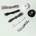 Miniatyrbillede 10 af 10: Automatiske sko med snørelukning uden binding SORT HVIDE PRIKKER SORT Black white dots Black white dots
