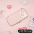 Miniatyrbild 1 av 4: Söt kattklo förvaringsväska för Nintendo Switch, bärbar förvaringsväska hårt skal för Nintend Switch Lite, konsolskydd Pink for lite