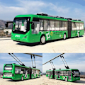 Miniatyrbillede 2 af 5: 1:32 legering pull back dobbeltdækker bus bybus model