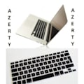 Pikkukuva 2 / 2: Näppäimistösuoja musta ranskalainen azerty macbook 13/15/17 tuumaa