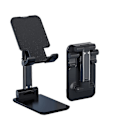 Miniatyrbillede 1 af 5: Opgraderet Justerbar Bordtelefonholder Stand Foldbar Bærbar Stand BLACK