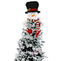 Pikkukuva 1 / 5: Joulukuusen latvatähti Lumiukko Joulukoriste Snowman