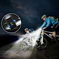 Pikkukuva 2 / 5: Polkupyörän etuvalo 6 tilaa USB ladattava MTB polkupyörän valo etulamppu